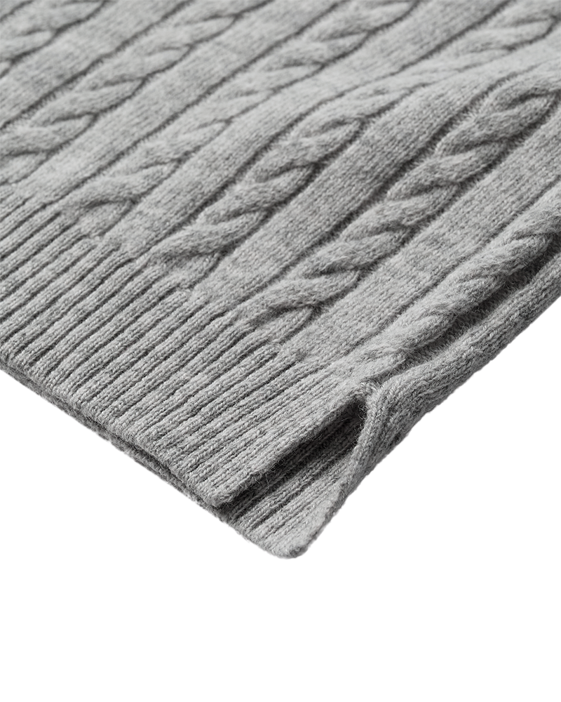 CMCASHA - Pullover met logo -details in grijs