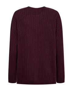 CMCASHA - Pullover met geborduurd logo -detail in rood