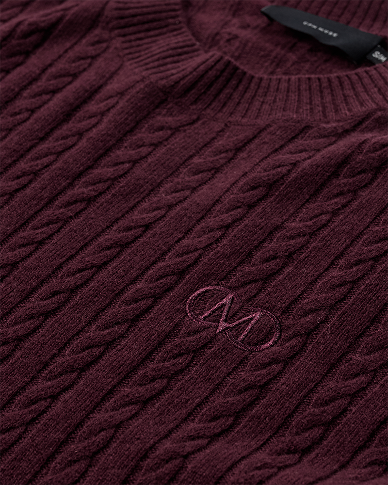 CMCASHA - Pullover met geborduurd logo -detail in rood
