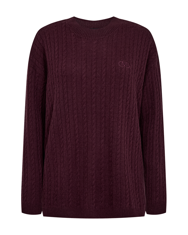 CMCASHA - Pullover met geborduurd logo -detail in rood