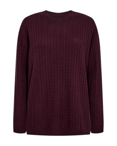 CMCASHA - Pullover met geborduurd logo -detail in rood