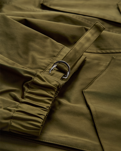 CMTINO - Hoog getailleerde broek in Khaki Green