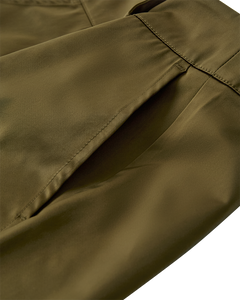 CMTINO - Hoog getailleerde broek in Khaki Green