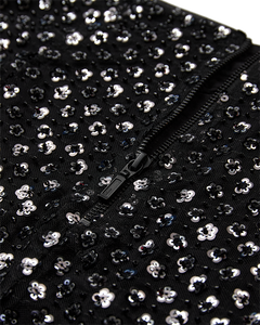 CMDECO - LONG SKIRT IN MESH QUALITY IN BLACK