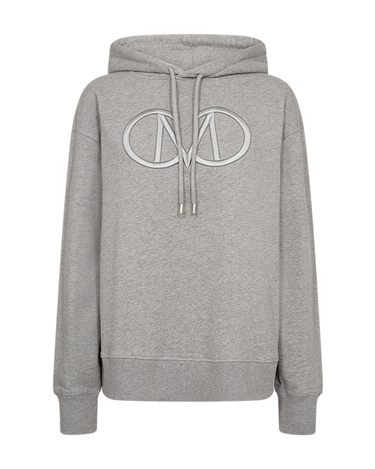 CMROCO - Sweatshirt met logo -borduurwerk in grijs