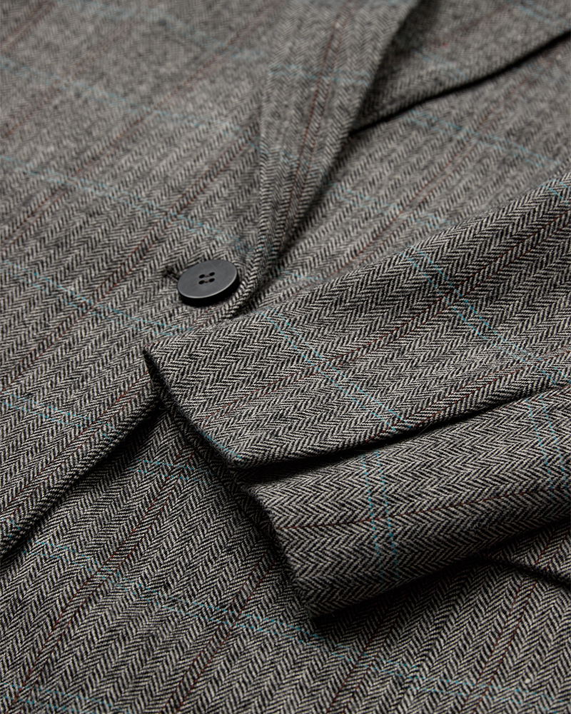 Cmjaden - Wool Blend Blazer in donkergrijze melange