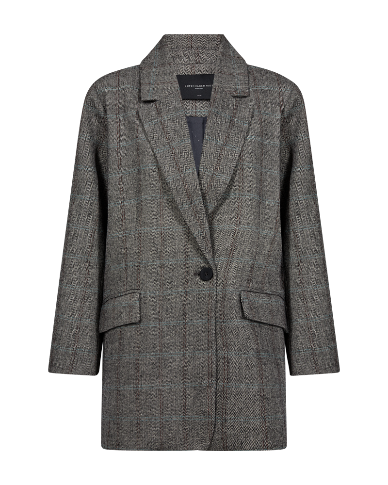 Cmjaden - Wool Blend Blazer in donkergrijze melange