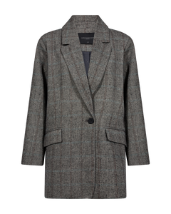 Cmjaden - Wool Blend Blazer in donkergrijze melange