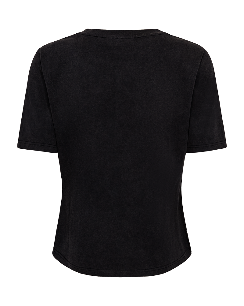 CMMUSE - T-SHIRT WITH PRINT IN BLACK