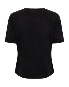CMMUSE - T-SHIRT WITH PRINT IN BLACK
