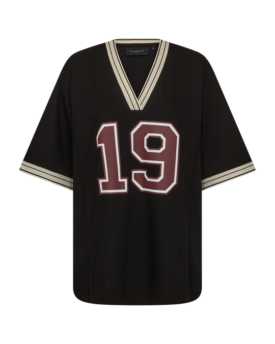 CMADIA – OVERSIZE-T-SHIRT WITH PRINT IN BLACK