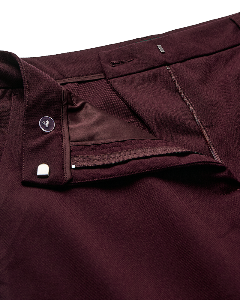 CMTAILOR - HIGH-WAISTED PANTS IN RED