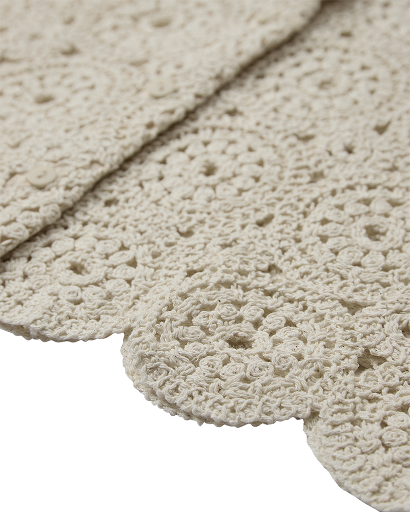 CMCROCHET - CROCHET SHIRT IN BEIGE