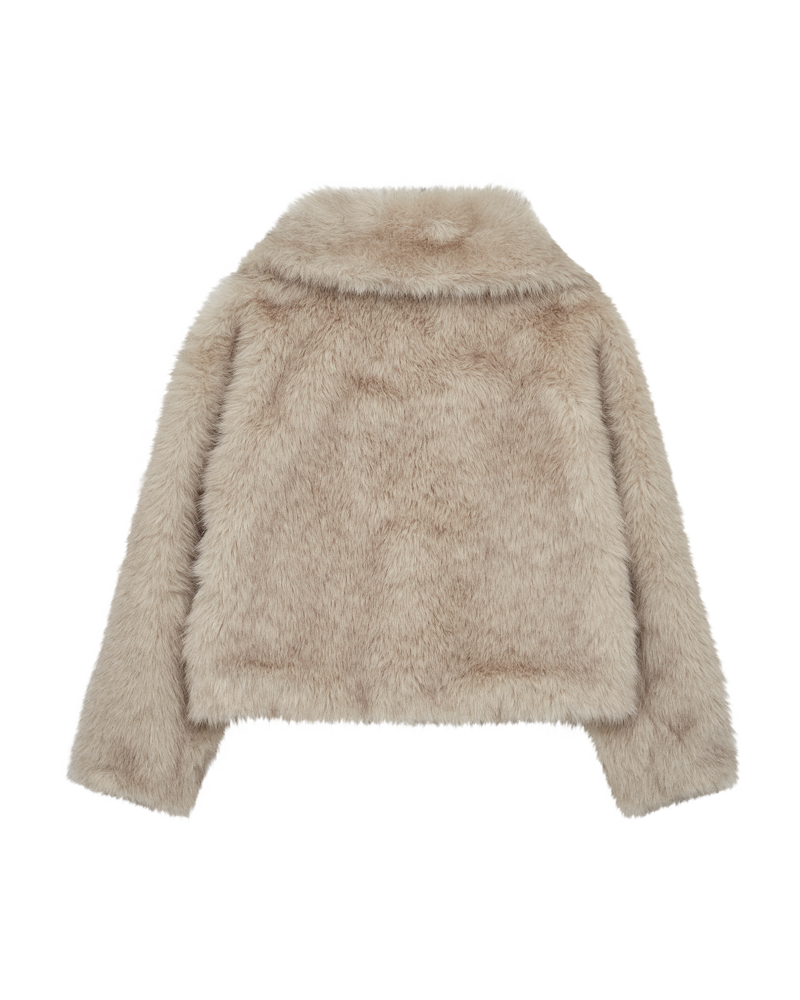 Cmplushy - faux bontjack in beige