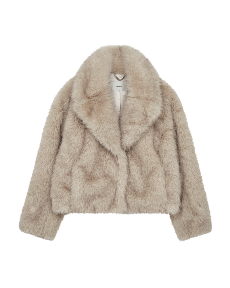 Cmplushy - faux bontjack in beige