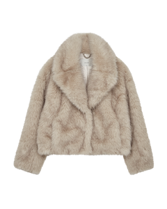 Cmplushy - faux bontjack in beige