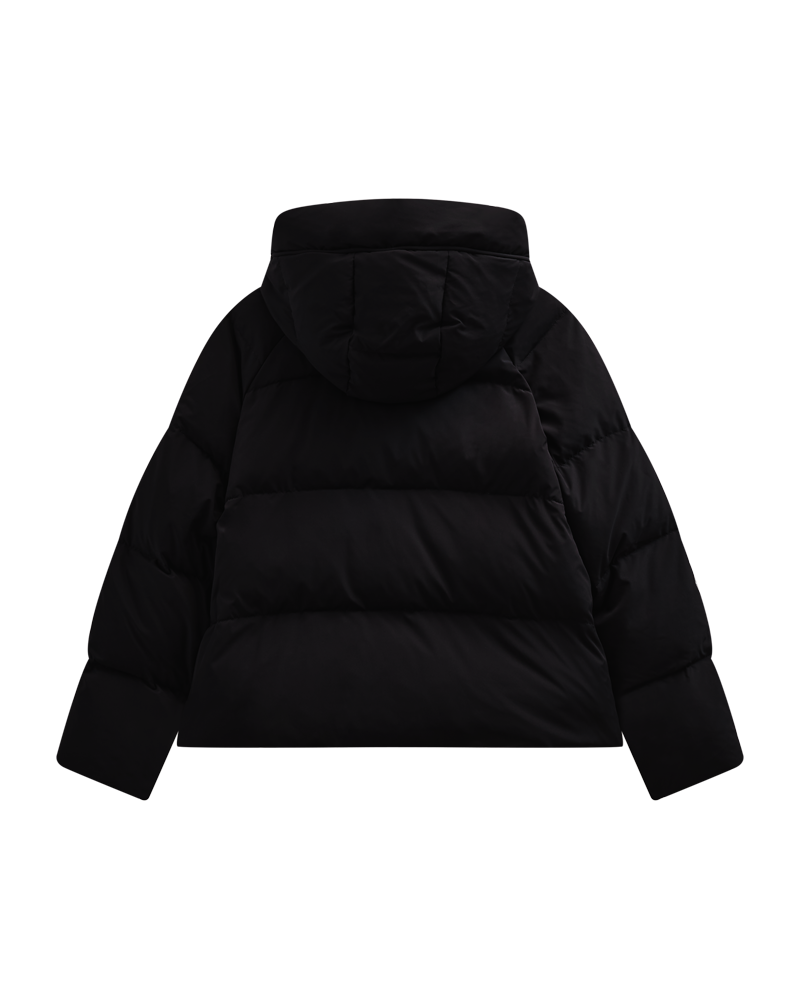 CMCICCO - DOWN JACKET WITH HOOD IN BLACK