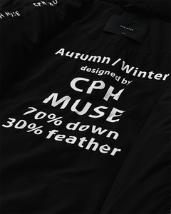 CMCICCO - DOWN JACKET WITH HOOD IN BLACK