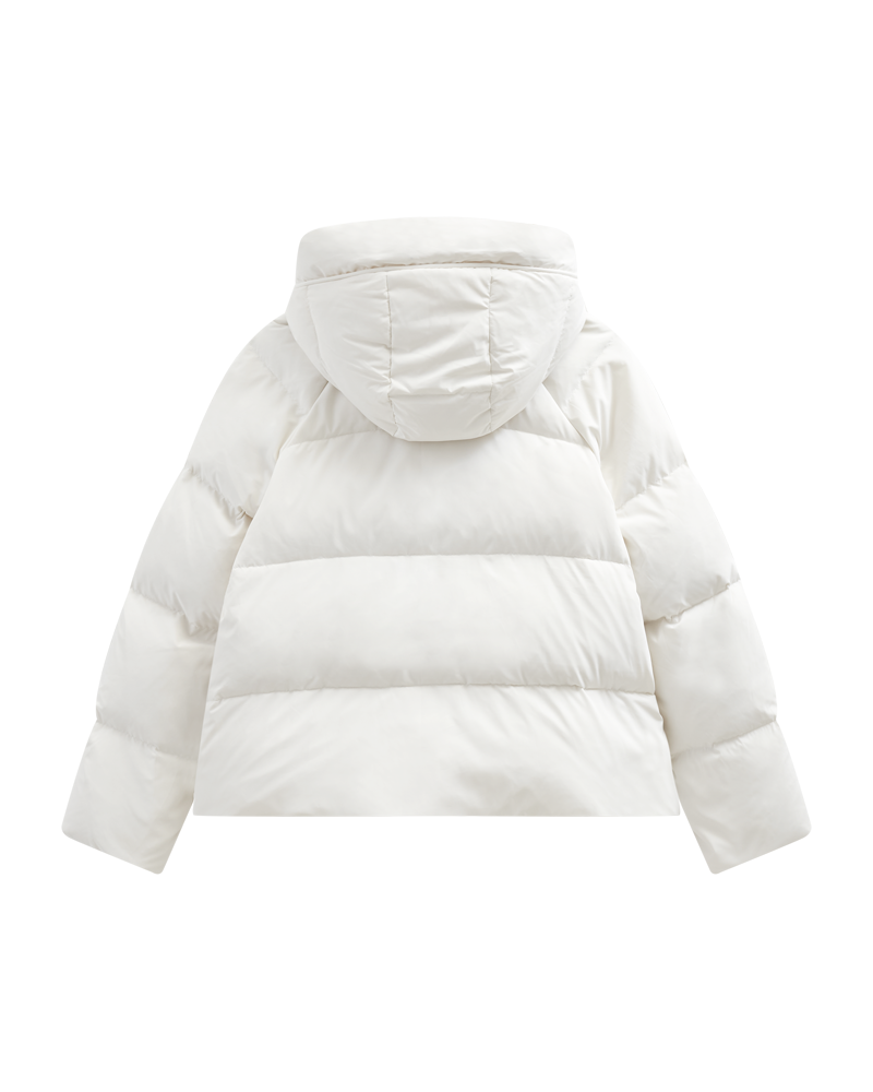 CMCICCO - DOWN JACKET WITH HOOD IN OFF-WHITE