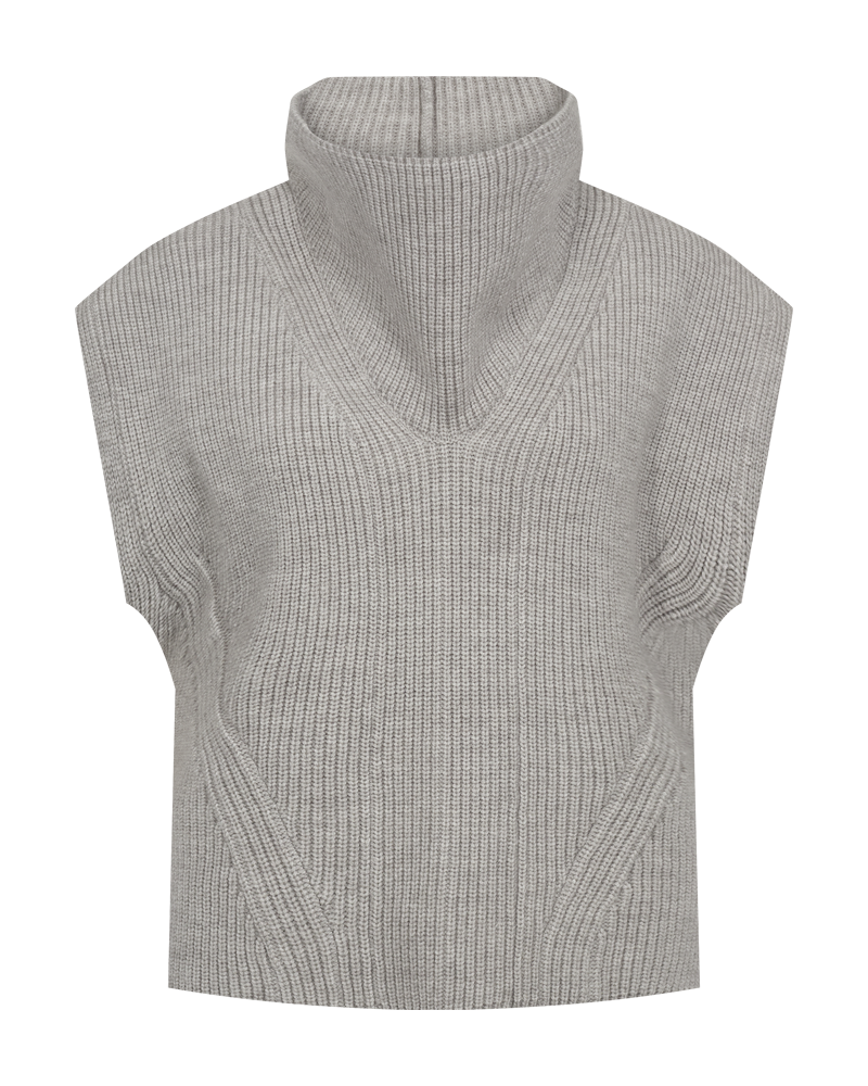 CMYARI - High Neck Vest in grijs