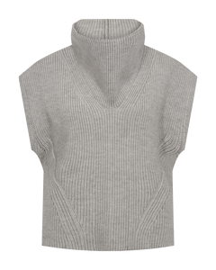 CMYARI - High Neck Vest in grijs