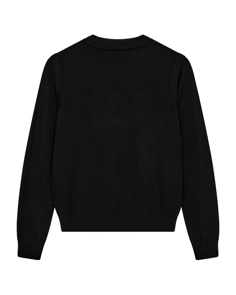 Cmveran - pullover met logo -details in zwart