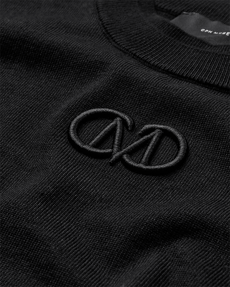 Cmveran - pullover met logo -details in zwart