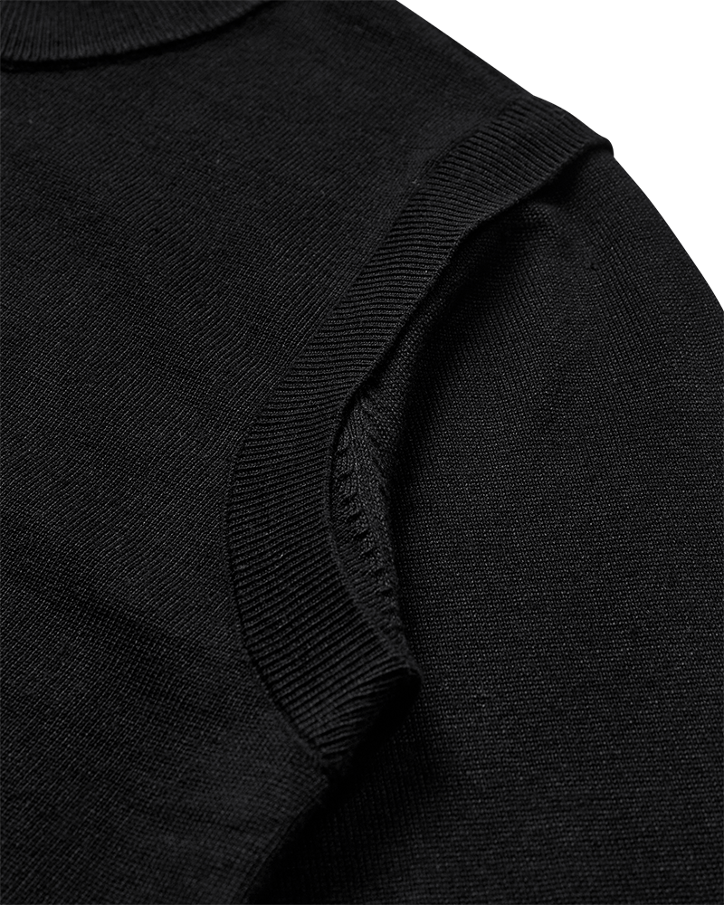 Cmveran - pullover met logo -details in zwart