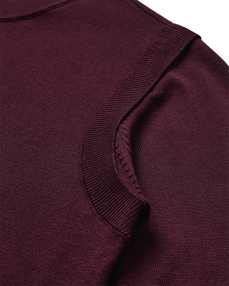 Cmveran - pullover met geborduurd logo in rood