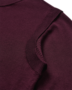 Cmveran - pullover met geborduurd logo in rood