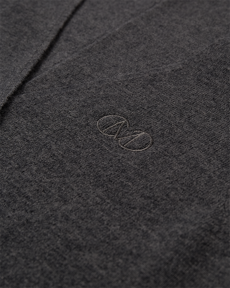 Cmzina - Vest met logo -details in grijs