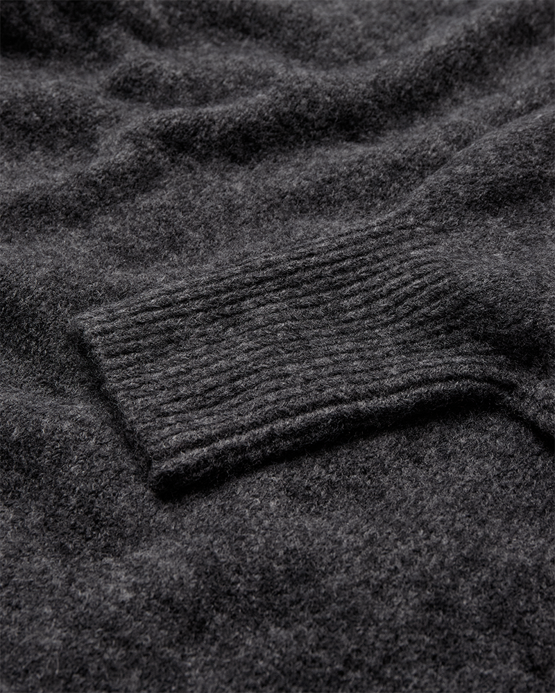 Cmibra - pullover met ballonhuls in grijs