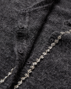 CMIBRA - Cardigan met strass in grijs