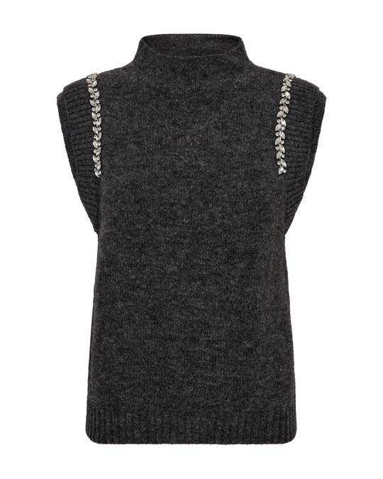 CMIBRA - HIGH NECK VEST IN GREY
