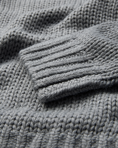 Cmyasmin - dikke gebreide pullover in grijs
