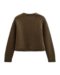 CMCOLETTE - KNITTED CARDIGAN IN GREEN
