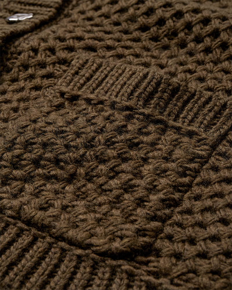 CMCOLETTE - KNITTED CARDIGAN IN GREEN