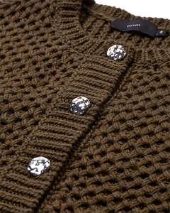 CMCOLETTE - KNITTED CARDIGAN IN GREEN