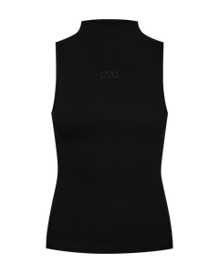 CMSIV - Top met geborduurd logo -detail in het zwart