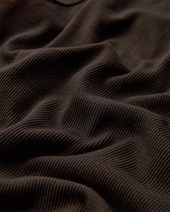CMSIV - Top met geborduurd logo -detail in bruin
