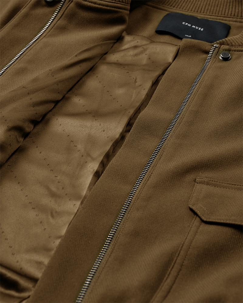 CMTAILOR - BOMBER JACKET IN GREEN
