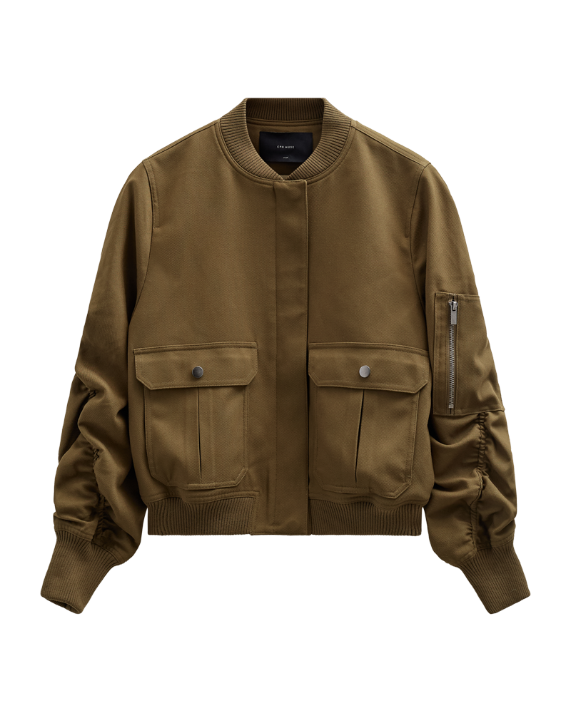 CMTAILOR - BOMBER JACKET IN GREEN