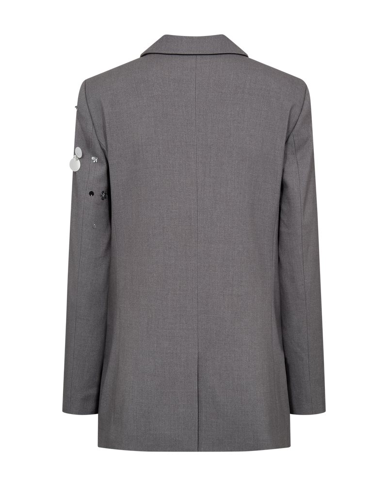 CMTailor - Blazer met pailletten en kralen in grijs