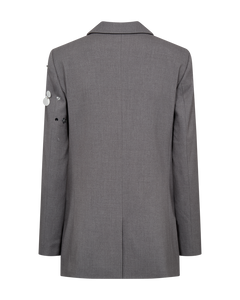 CMTailor - Blazer met pailletten en kralen in grijs