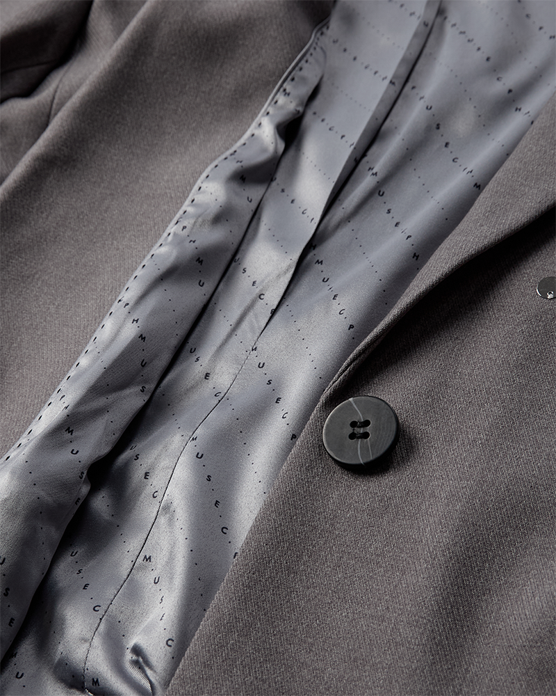 CMTailor - Blazer met pailletten en kralen in grijs