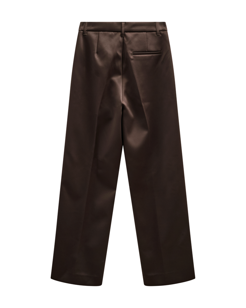 CMShine - broek met hoge taille in bruin
