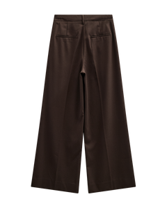 CMTAILOR - HIGH-WAISTED PANTS IN BROWN