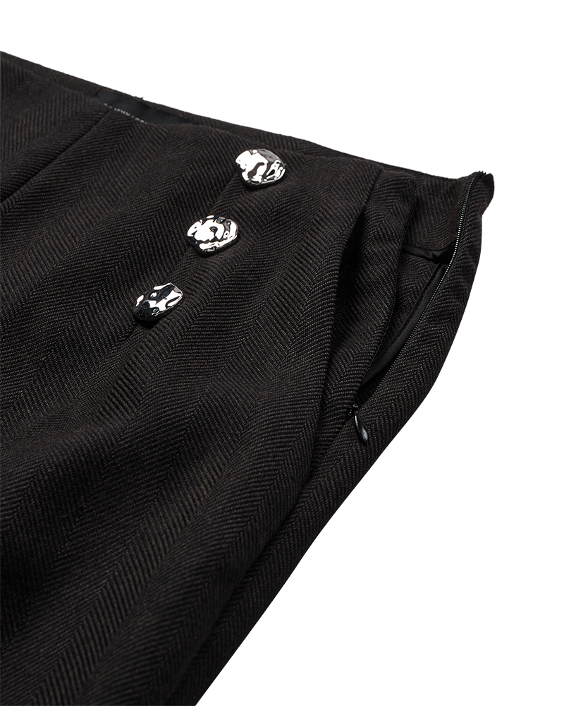 CMTAILOR - HIGH WAISTED PANTS IN BLACK