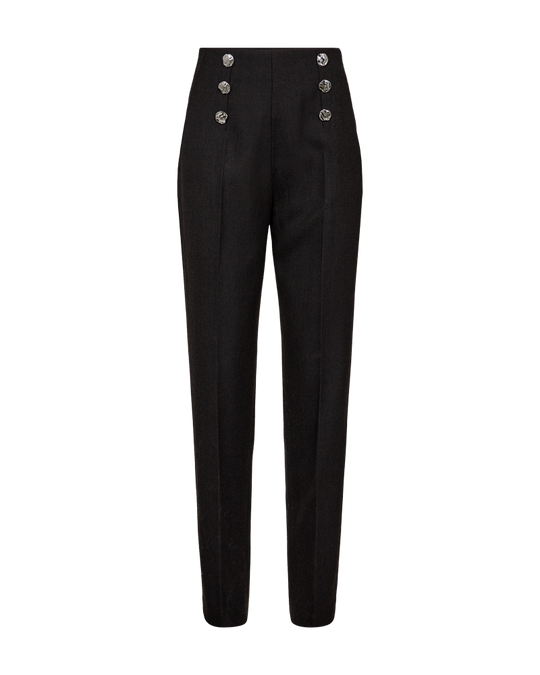 CMTAILOR - HIGH WAISTED PANTS IN BLACK