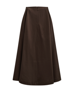 CMTAILOR - LONG SKIRT IN BROWN